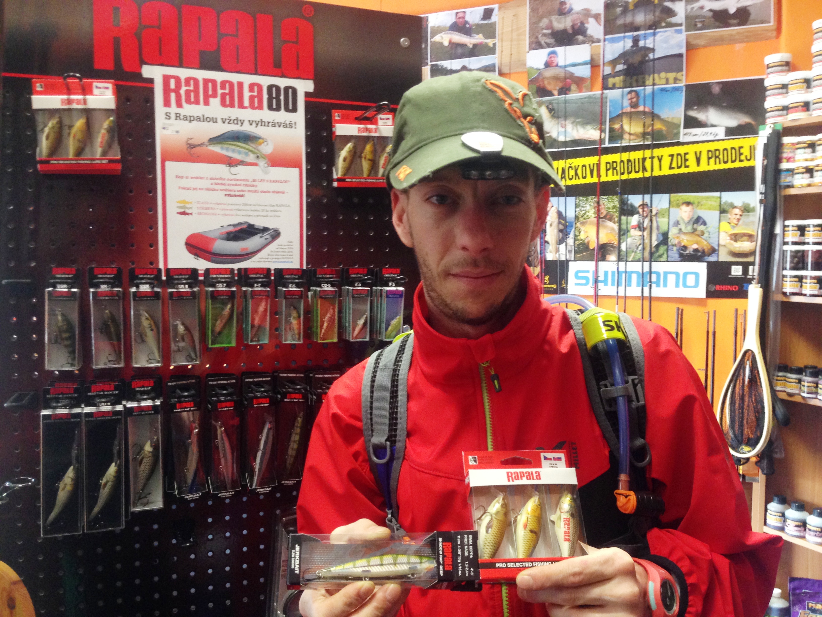 RAPALA 80 první výherce třetí ceny 1.4.2016